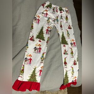 Girls Grinch Leggings